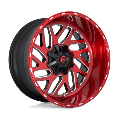 Fuel OffRoad D691 TRITON CANDY RED MILLED 8X180 20X10 -18 124.2HB