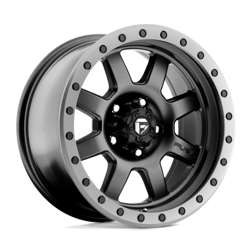 Fuel OffRoad D551 TROPHY MATTE BLACK GUN METAL RING 5X5.5 17X8.5 -6 108HB