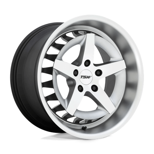 TSW DEGNER MATTE TITANIUM W/ MACHINED FACE 5X112 18X8.5 +40 66.56HB