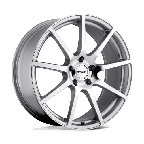 TSW INTERLAGOS SILVER W/ MIRROR CUT FACE 5x114.3 18X9 +63 76.1HB