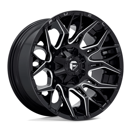 Fuel OffRoad D769 TWITCH GLOSSY BLACK MILLED 6X135/5.5 20X10 -18 106.1HB