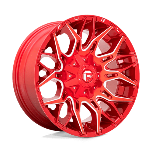 Fuel OffRoad D771 TWITCH CANDY RED MILLED 8X180 22X12 -44 124.2HB