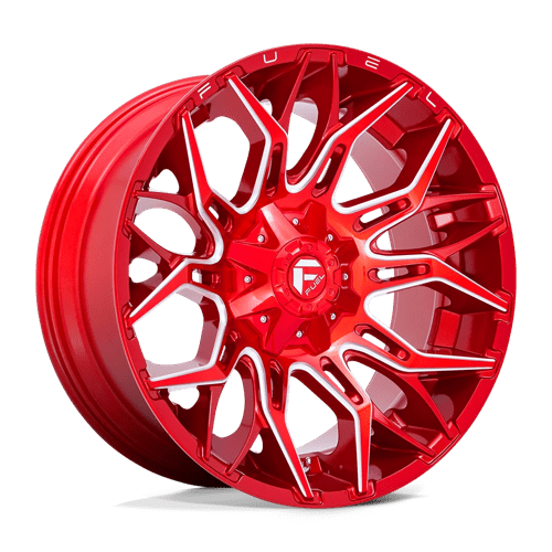 Fuel OffRoad D771 TWITCH CANDY RED MILLED 8X170 22X10 -18 125.1HB