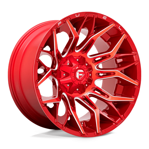 Fuel OffRoad D771 TWITCH CANDY RED MILLED 5x114.3/5.0 22X12 -44 78.1HB