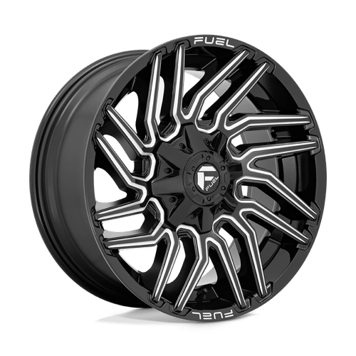 Fuel OffRoad D773 TYPHOON GLOSS BLACK MILLED 8X170 20X10 -18 125.1HB