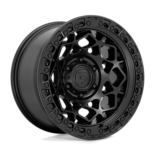 Fuel OffRoad D786 UNIT MATTE BLACK W/ MATTE BLACK RING 6X5.5 17X9 -12 106.1HB