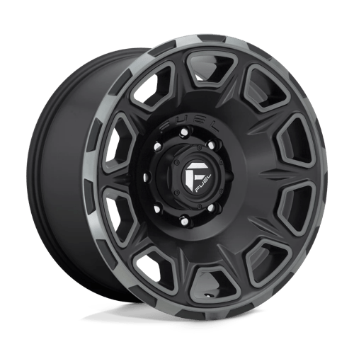 Fuel OffRoad D686 VENGEANCE MATTE BLACK DOUBLE DARK TINT 8X180 20X10 -18 124.2HB
