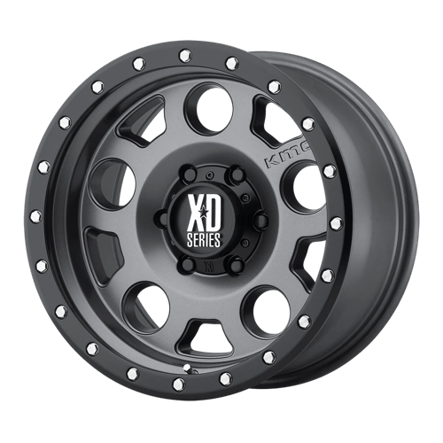 XD XD126 ENDURO PRO MATTE GRAY W/ BLACK RING 6X5.5 15X8 -19 106.1HB