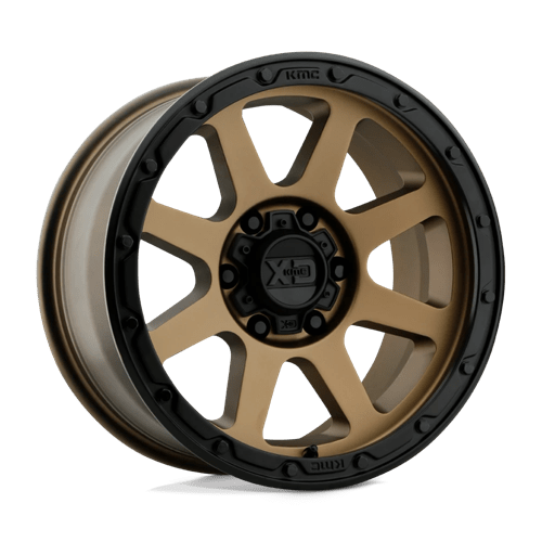 XD XD134 ADDICT 2 MATTE BRONZE W/ MATTE BLACK LIP 8X6.5 17X8.5 +0 125.1HB