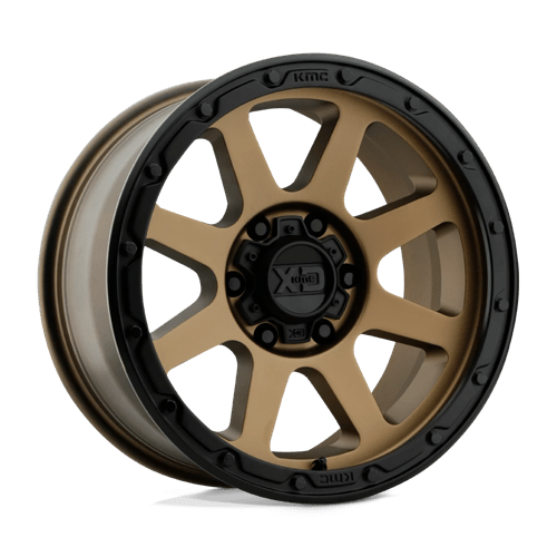 XD XD134 ADDICT 2 MATTE BRONZE W/ MATTE BLACK LIP 6X120 18X8.5 +0 66.9HB