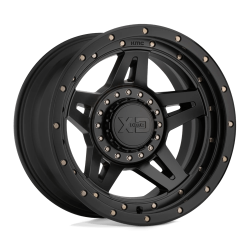XD XD138 BRUTE SATIN BLACK 8X180 17X9 -12 124.2HB