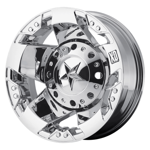 XD XD775 ROCKSTAR DUALLY CHROME REAR 8X6.5 17X6 -134 125.1HB