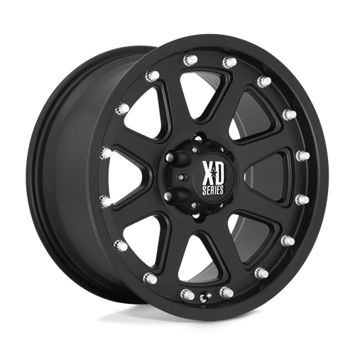 XD XD798 ADDICT MATTE BLACK 8X6.5 18X9 -12 125.1HB