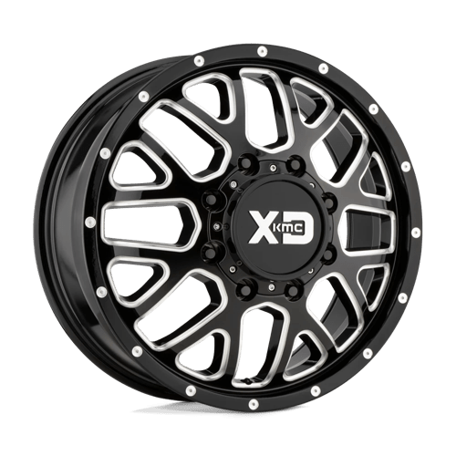 XD XD843 GRENADE DUALLY GLOSS BLACK MILLED - FRONT 8X210 20X8.25 +127 154.3HB