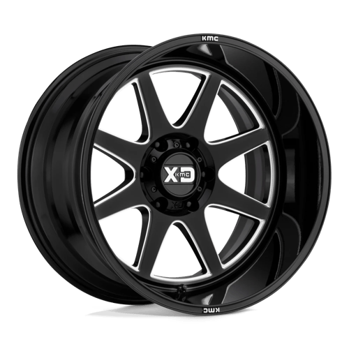 XD XD844 PIKE GLOSS BLACK MILLED 8X6.5 20X9 +18 125.1HB
