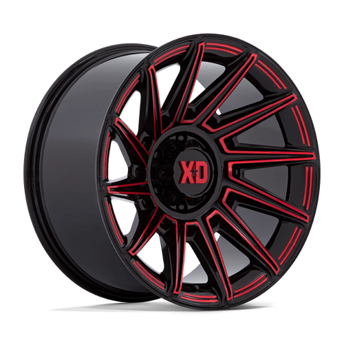 XD XD867 SPECTER GLOSS BLACK W/ RED TINT 6X135 20X10 -18 87.1HB