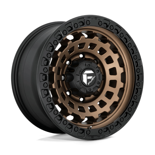 Fuel OffRoad D634 ZEPHYR MATTE BRONZE BLACK BEAD RING 8X6.5 18X9 -12 125.1HB