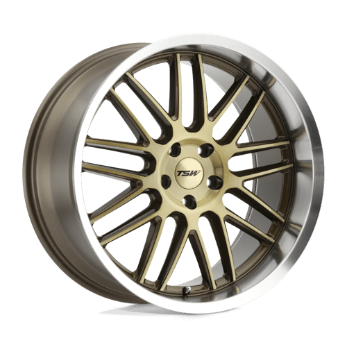 TSW AVALON BRONZE W/  BRUSHED BRONZE FACE & MACHINED LIP 5x114.3 20X10 +40 76.1HB