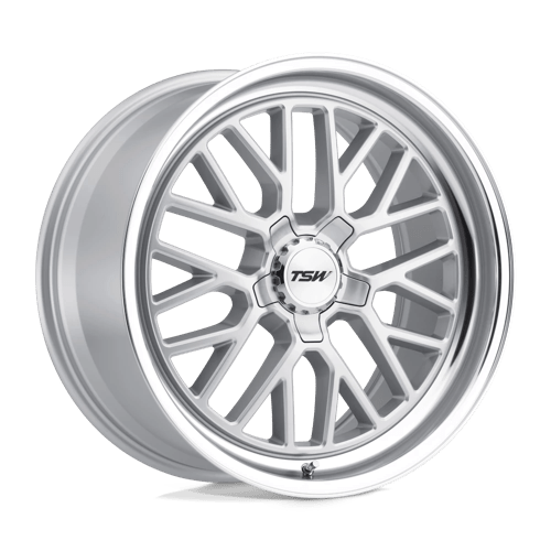TSW HOCKENHEIM S SILVER W/ MIRROR CUT LIP 5x114.3 19X9.5 +20 76.1HB