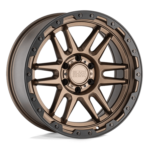 Black Rhino APACHE MATTE BRONZE W/ BLACK RING & BLACK BOLTS 5X5.0 20X9 -18 71.5HB