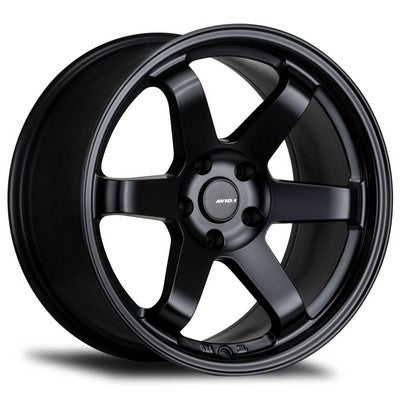 AV-06 MATTE BLACK 17x9 5x100 et42 cb73.1