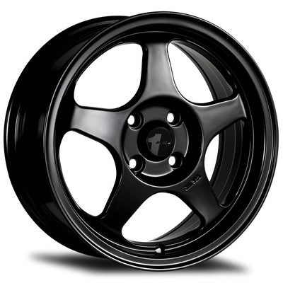 AV-08 MATTE BLACK 15x6.5 4x100 et35 cb73.1