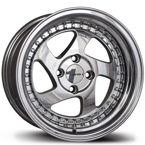 AV-19 CHROME PVD 15x8 4x100 et25 cb73.1