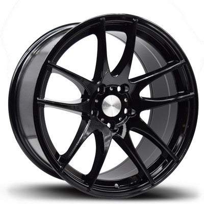AV-32 Gloss Black 18x9.5 5x114.3 et35 cb73.1