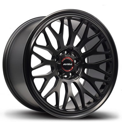 AV-44 Matte Black 18x8.5 5x114.3 et35 cb73.1