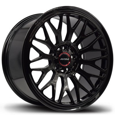 AV-44 Gloss Black 18x9.5 5x114.3 et35 cb73.1