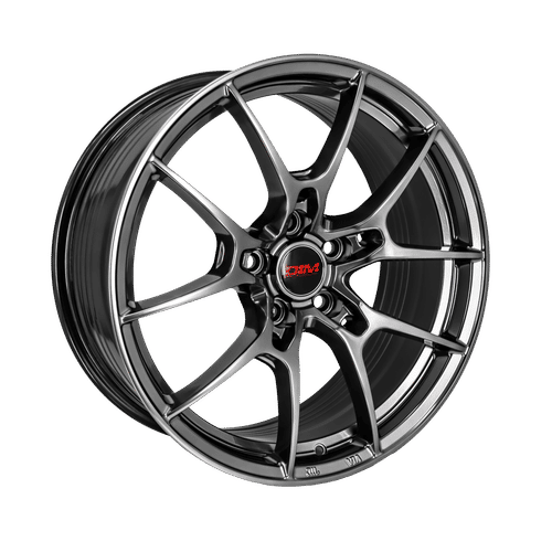 DIM WC001 HYBER BLACK / GREY SILVER LIP 18X8 5x112 +40 HB