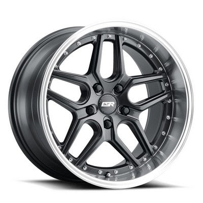ESR CS15 GRAPHITE/MACHINE LIP 18x9.5 5X114.3 ET35 cb72.6