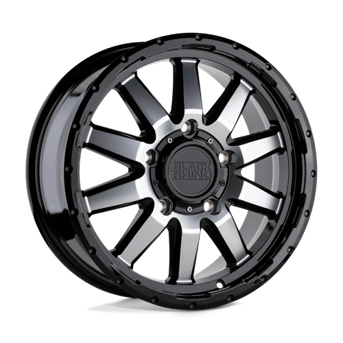 Black Rhino EXCURSION GLOSS BLACK W/ MIRROR FACE 6X130 17X7.5 +45 84.1HB