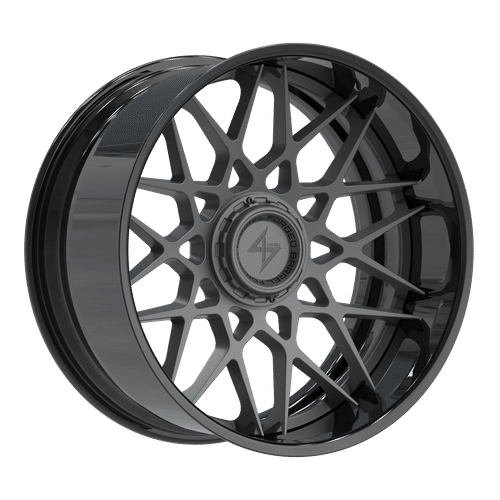 SENTALI BFX BFX5 Gloss Black Lip / Gun Metal Centre 22X10 8x165.1/8x180 +-24 125.2HB