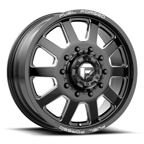 Fuel OffRoad DE09 FF09D MATTE BLACK MILLED 10X225 24X8.25 +105 170.1HB