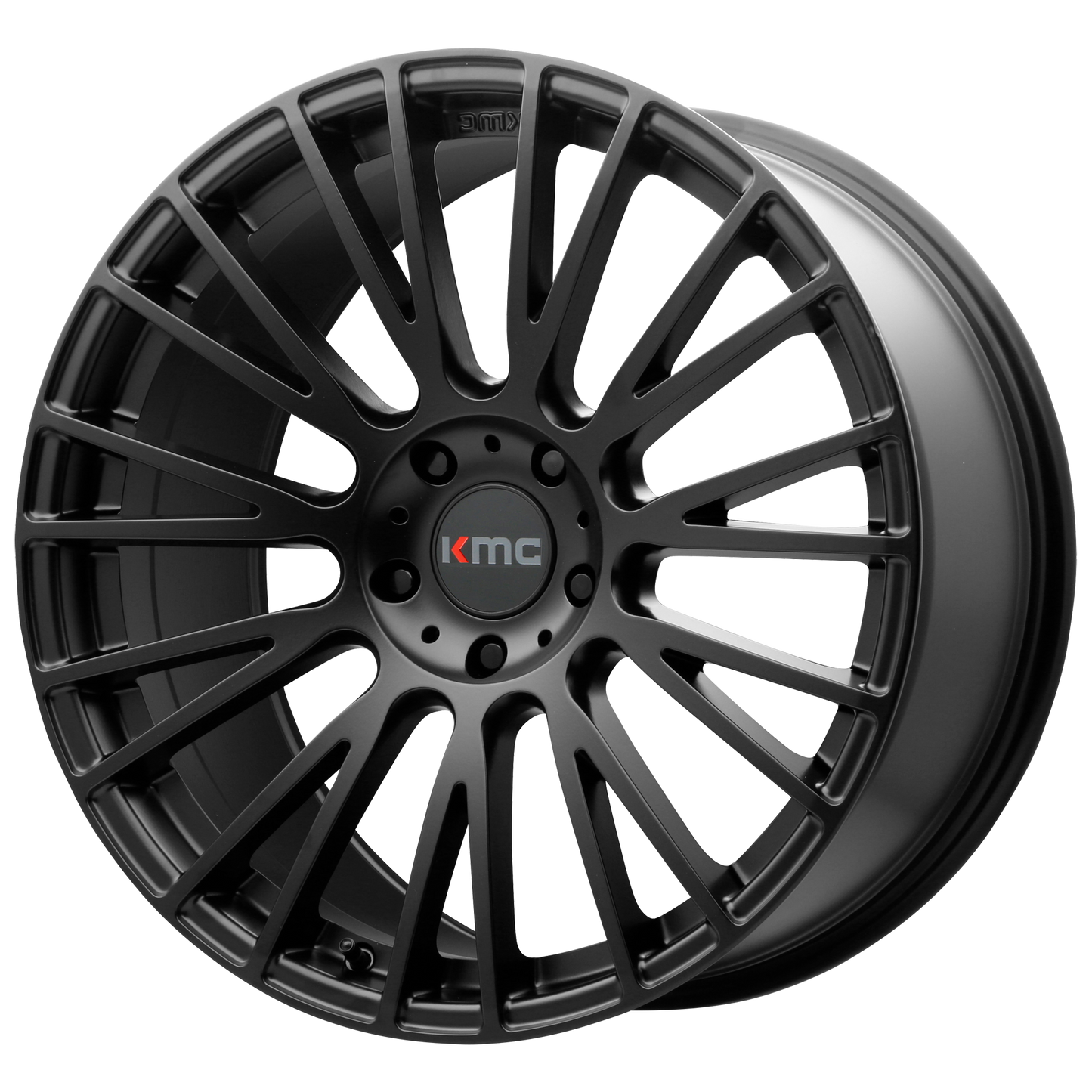 KMC KM706 IMPACT SATIN BLACK 5X120 18X8 +38 74.1HB