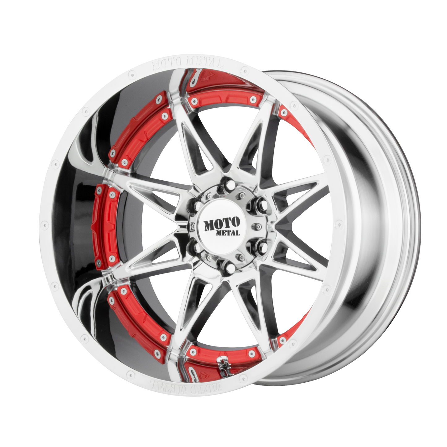 Moto Metal MO993 HYDRA CHROME 5X5.0 20X10 -18 71.5HB