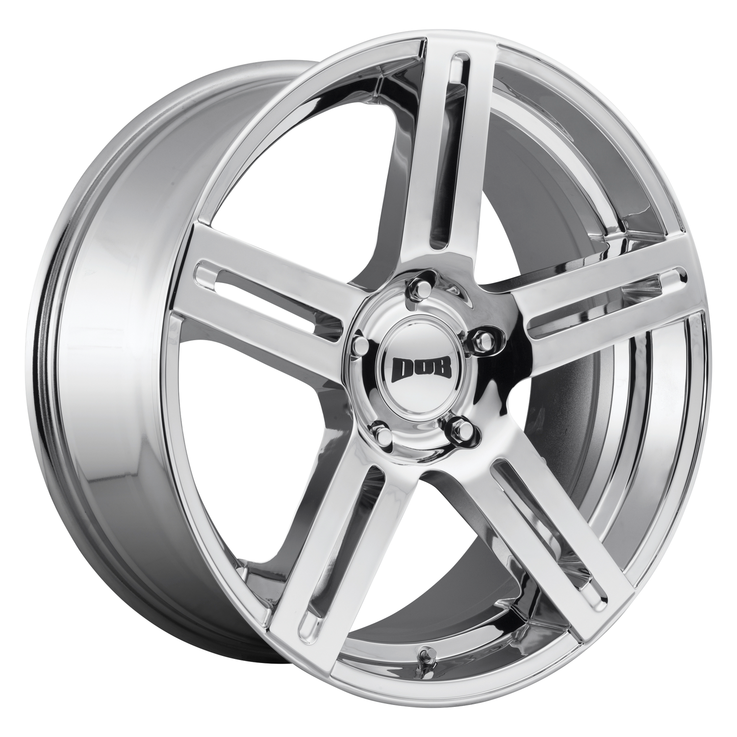 DUB S249 ROC CHROME PLATED 6X5.5 22X9.5 +30 106.1HB