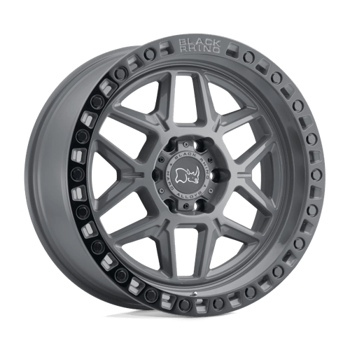 Black Rhino KELSO BATTLESHIP GRAY W/ BLACK RING 6X135 17X9 +0 87.1HB