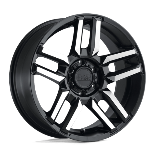 Black Rhino MESA MATTE BLACK W/ MACHINED FACE 5X5.0 17X8.5 -18 71.5HB