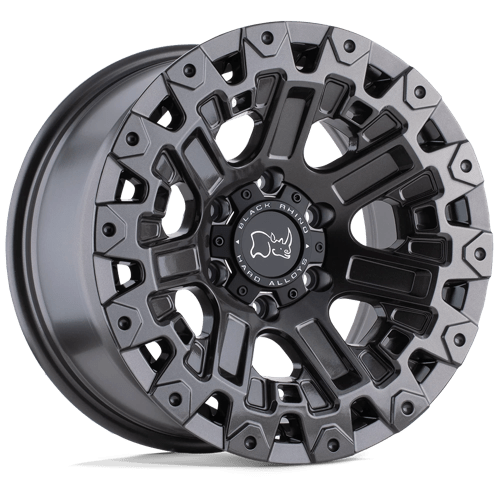 Black Rhino OZARK GLOSS GUNMETAL 5X5.0 17X9.5 -18 71.5HB