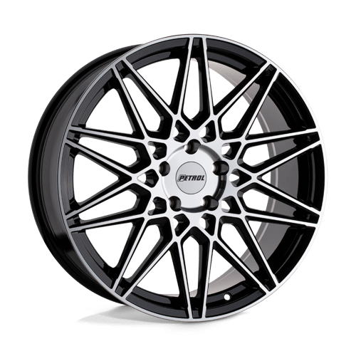 Petrol P3C GLOSS BLACK W/ MACHINED FACE 5X110 18X8 +40 72.1HB
