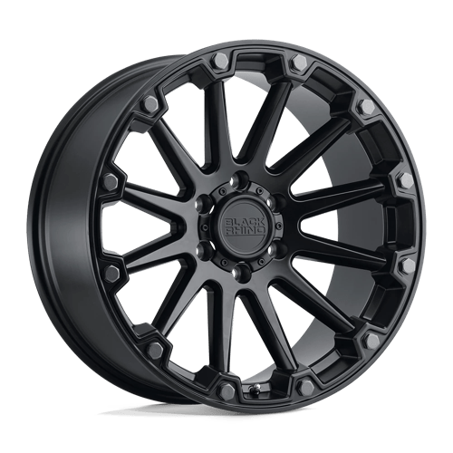 Black Rhino PINNACLE SEMI GLOSS BLACK W/ GUNMETAL BOLTS 5X5.5 20X9 +2 78.1HB