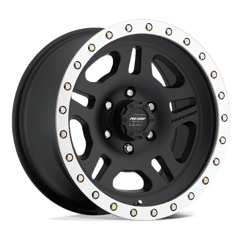 Pro Comp Alloys PA29 LA PAZ SATIN BLACK MACHINED 5x114.3 16X8 +0 78.1HB