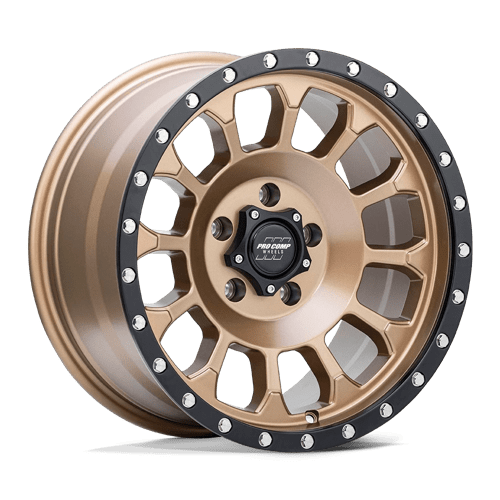 Pro Comp Alloys PA34 ROCKWELL MATTE BRONZE W/ BLACK LIP 6X135 17X8.5 +0 87.1HB
