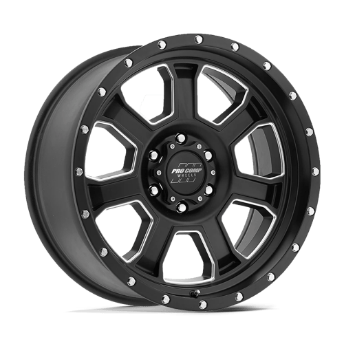 Pro Comp Alloys PA43 SLEDGE SATIN BLACK MILLED 5X5.0 20X9 +0 78.1HB
