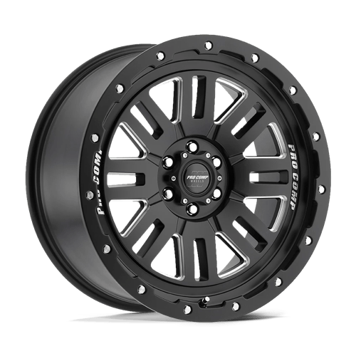 Pro Comp Alloys PA61 COGNOS SATIN BLACK MILLED 6X135 18X9 +0 87.1HB