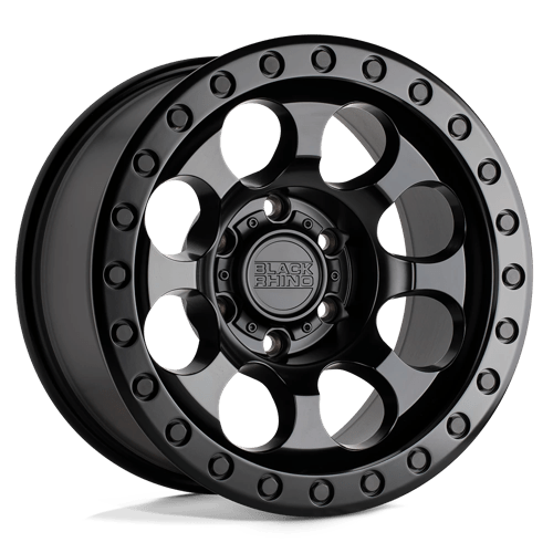Black Rhino RIOT MATTE BLACK 6X5.5 17X9 +12 112.1HB