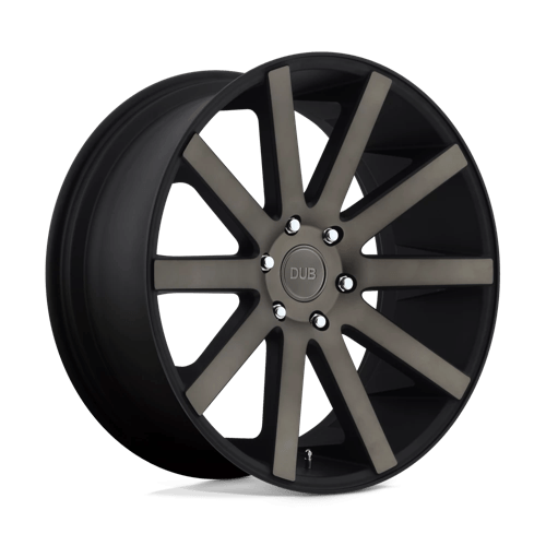 DUB S121 SHOT CALLA MATTE BLACK DOUBLE DARK TINT 6X5.5 30X10 +30 78.1HB