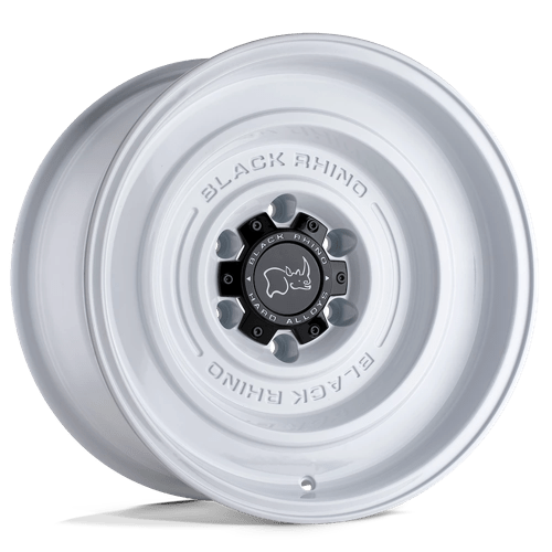 Black Rhino SOLID GLOSS WHITE 6X5.5 17X9.5 -12 112.1HB